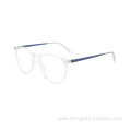 Design Full Rim Acetate Eyeglasses Featuring Metal Temple Optical Glasses